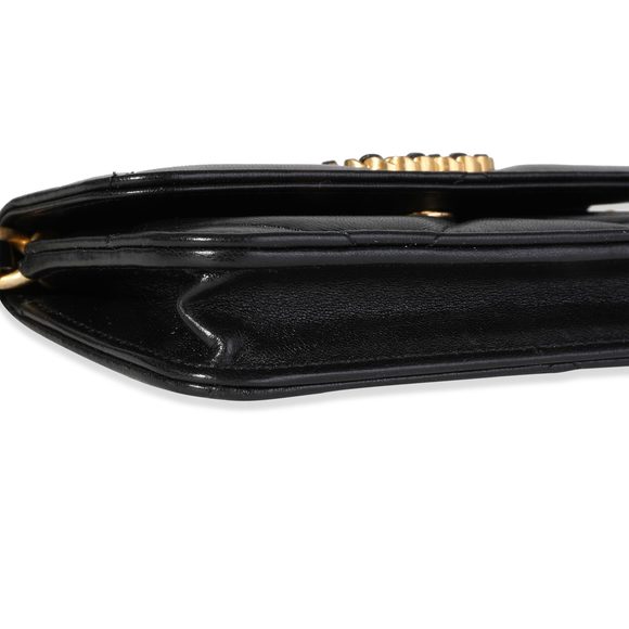 Chanel Black Quilted Lambskin Chanel 19 Mini Coin Purse With Chain - Picture 7 of 8